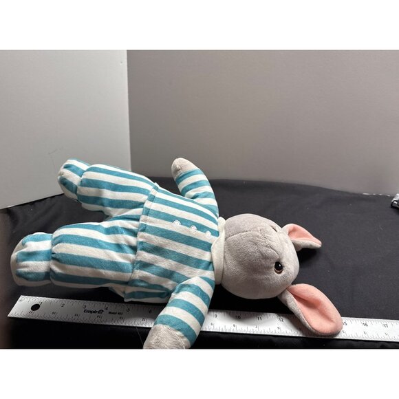 Kohls Cares 16” Goodnight Moon Plush Bunny Rabbit in Striped Pajamas Plush - Picture 4 of 6